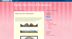 Desktop Screenshot of baththecityofromance.blogspot.com