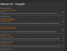 Tablet Screenshot of bebirianartthoughts.blogspot.com