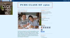 Desktop Screenshot of pchsclassof1960.blogspot.com