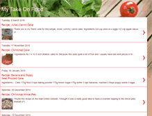 Tablet Screenshot of janice-mytakeonfood.blogspot.com