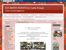 Tablet Screenshot of ciamariabonita.blogspot.com