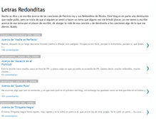 Tablet Screenshot of letrasredonditas.blogspot.com