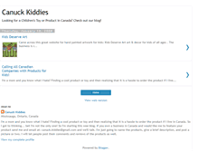 Tablet Screenshot of canuckkiddies.blogspot.com