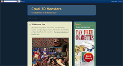 Desktop Screenshot of cruel3dmonsters.blogspot.com