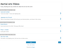 Tablet Screenshot of martialvideos.blogspot.com