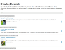 Tablet Screenshot of breeding-parakeets.blogspot.com