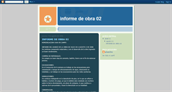 Desktop Screenshot of informedeobra02.blogspot.com
