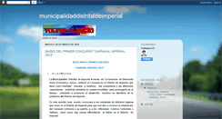 Desktop Screenshot of municipalidaddistritaldeimperial.blogspot.com