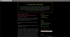 Desktop Screenshot of plaidipusmound.blogspot.com