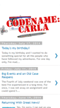 Mobile Screenshot of codenamecarla.blogspot.com