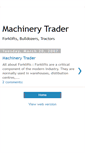 Mobile Screenshot of machinerytrader.blogspot.com