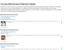 Tablet Screenshot of circulobolivarianofabriciojeda.blogspot.com