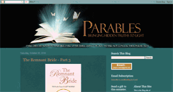 Desktop Screenshot of parablesblog.blogspot.com