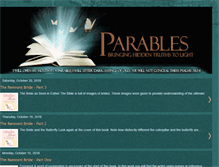 Tablet Screenshot of parablesblog.blogspot.com