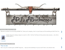 Tablet Screenshot of pjsbuckaroos.blogspot.com