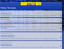 Tablet Screenshot of notas-tecnicas.blogspot.com