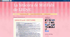 Desktop Screenshot of labitacorademirifabideleoye.blogspot.com