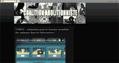 Desktop Screenshot of coalition-abolitionniste.blogspot.com