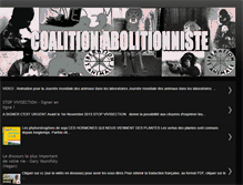 Tablet Screenshot of coalition-abolitionniste.blogspot.com