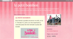 Desktop Screenshot of lepetitbombom.blogspot.com