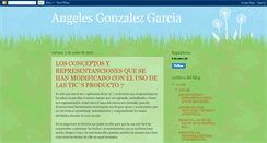 Desktop Screenshot of angelesgonzalezgarcia.blogspot.com