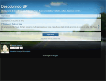 Tablet Screenshot of descobrindosp.blogspot.com