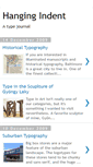 Mobile Screenshot of hangingindent.blogspot.com
