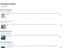 Tablet Screenshot of hangingindent.blogspot.com
