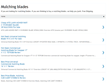 Tablet Screenshot of mulchingblades.blogspot.com