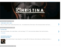 Tablet Screenshot of christinaof94.blogspot.com