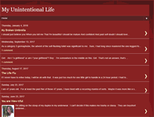 Tablet Screenshot of myunintentionallife.blogspot.com