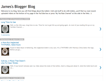 Tablet Screenshot of jamessbloggerblog.blogspot.com