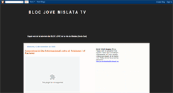 Desktop Screenshot of blocjovemislatatv.blogspot.com