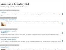 Tablet Screenshot of geneology-nut.blogspot.com