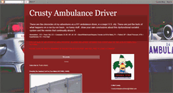 Desktop Screenshot of crustyambulancedriver.blogspot.com