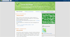 Desktop Screenshot of cousasdoslaretas.blogspot.com
