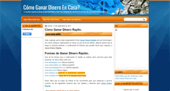 Desktop Screenshot of comoganardineroencasa1.blogspot.com