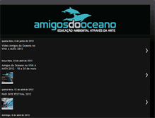 Tablet Screenshot of amigosdooceano.blogspot.com