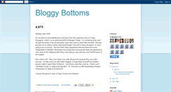 Desktop Screenshot of bloggybottoms.blogspot.com