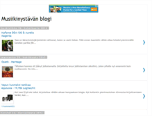 Tablet Screenshot of musiikinystava.blogspot.com
