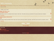 Tablet Screenshot of mp4recovery.blogspot.com