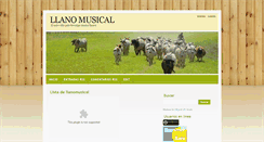 Desktop Screenshot of llanomusical.blogspot.com