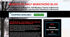 Desktop Screenshot of halfmarathonsminnesota.blogspot.com