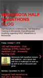 Mobile Screenshot of halfmarathonsminnesota.blogspot.com