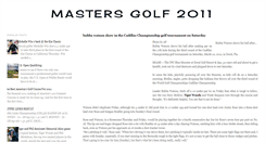 Desktop Screenshot of mastersgolf2011.blogspot.com