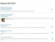 Tablet Screenshot of mastersgolf2011.blogspot.com