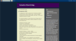 Desktop Screenshot of inclusivechurch.blogspot.com