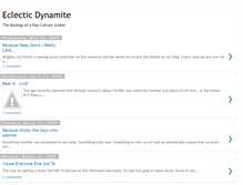Tablet Screenshot of eclecticdynamite.blogspot.com