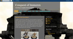 Desktop Screenshot of conquestofimmoren.blogspot.com