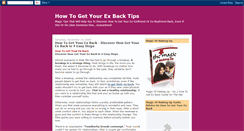 Desktop Screenshot of how-to-get-your-ex-back-guru.blogspot.com